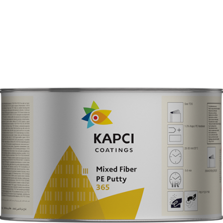 KAPCI FIBER MIXED PUTTY 365 (DARK GREY)