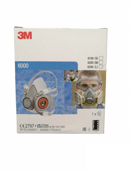 3M™ Бояджийска Маска Гумена 6000