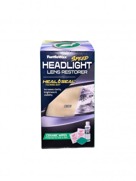 Turtle Wax Speed Headlight Lens - Комплект за полиране и защита на фарове